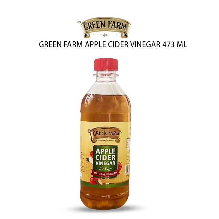 Apple Vinegar , Apple Cider Vinegar , Green Farm Apple Cider Vinegar 473ml , Green Farm Apple Vinegar Bottle 473ml