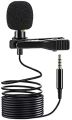 Mic 3.5mm aux connected Microphone 2.5 meter wire length Lapel mic for smartphones aux connected android. 
