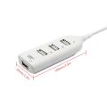 USB HUB 2.0 High Speed Ultra Slim for PC Laptop Computer Extension Windows 4 Port Socket Splitter Cable Adapter Accessories Hub（USB 2.0 HUB White）. 