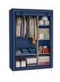 Storage Wardrobe Foldable and Movable Cloth/Fabric Wardrobe with Zip Up Collapsible Cupboard. 