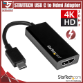 Startech USB-C to HDMI Adapter with 4K 30Hz - Black (Branded). 