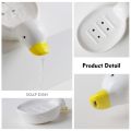 Soap Dish Self Draining Soap Holder Cute Duck Shape Soap Rack for Shower Bathroom Tub Kitchen Sink CeramicTray Holder (Duck). 