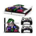 Joker Skin For Ps4 Console Full Wrap With Controller. 