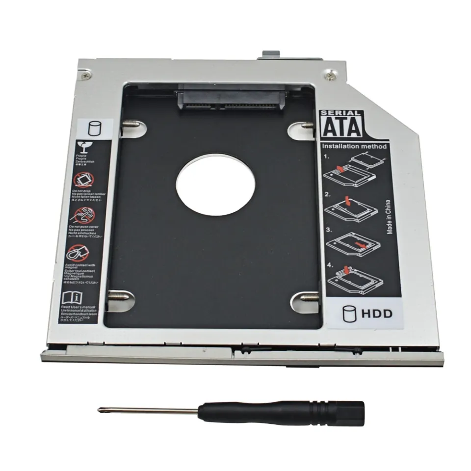 2nd HDD Caddy SATA for SSD Case Hard Disk