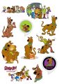 Scooby-Doo Stickers for Laptop 11 Pcs Car Bike Phone Stickers. 