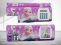 Calculator Geometry ,Fancy Geometry box with calculator and Magnetic buttons I Boys & Girls, Double Sided, Assorted Character. 