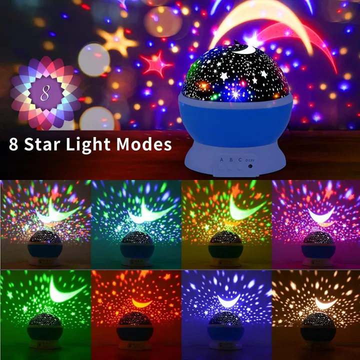 Night%20Light%20Star%20Lamp%20Starry%20Sky%20Projector%20Baby%20Light%20360%C2%B0%20Rotation%20LED%20Star%20Light%20Lamp%20Table%20Night%20Lamp%20with%208%20Color%20Lights%20Projection%20Perfect%20Gift%20for%20Babies%20and%20Children%20-%20Image%204