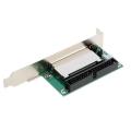40-Pin Cf Compact Flash Card To 3.5 Ide Converter Adapter Pci Bracket Back Panel. 