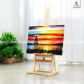 Gift Mall -  Yacht in Sea with Sunset Canvas Painting with Frame Wall Art for Home Decor 6x8 / 8x12 inch / 12x18 inch / 18x24 inch. 