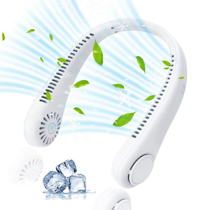 Portable%20Neck%20Fan,%20Rechargeable%20Personal%20Neckband%20Hands%20Free%20Bladeless%20Fan,%20360%C2%B0%20Surround%20Vaneless%20Hanging%20Neck%20Fans%20with%203%20Speeds%20Adjustable%20for%20Men%20Women%20Home%20Office%20Travel,%20Faster%20Cooling%20(White)%20-%20Image%202