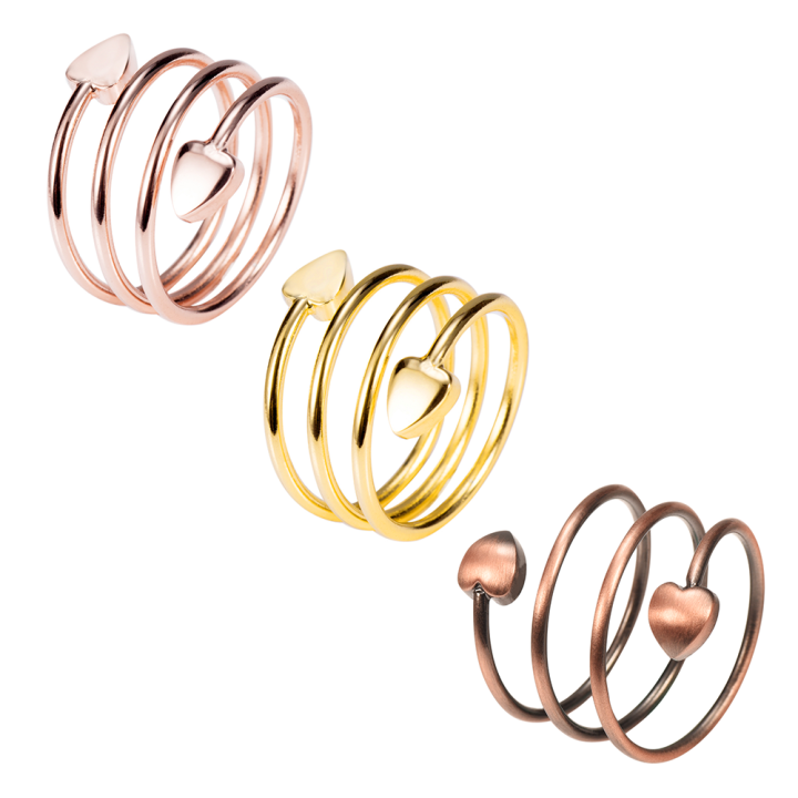 Energinox Wholesale Solid Wedding Magnetic Wholesale Adjustable Mens Pure Copper Ring Jewelry