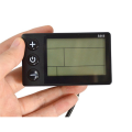 S866 Electric Bike LCD Display E-Bike Electric Scooter Display Meter Control Panel with Waterproof Plug. 