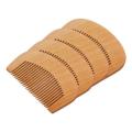 Anti-static Wooden comb Handcrafted Engraved 9cm * 5cm * 1cm Beard comb Wooden Peach wood comb for Hair styling Beard grooming. 