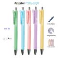 FlexOffice Pslide Pen FO-GELB06 - Blue Ink - 0.7mm - Made In Vietnam. 