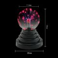 Glass Plasma Ball Sphere USB Glitter Party Lamp For Kids New Year Plasma Night Light Touch Sensitive Desk Novelty Lamp. 