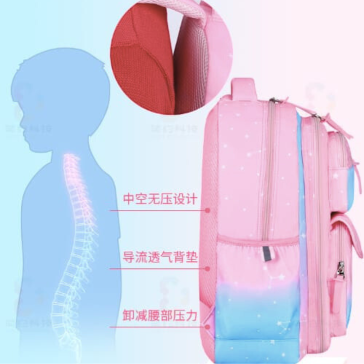 Bagzillas:Girls%20School%20Backpack%203rd%20to%206th%20Grade%20Big%20Capacity%20Collage%20LightWeight%20Backpack%20With%20Out%20keychain%20School%20bag%20For%20Girls%20School%20bag%20For%20Girls%20-%20Image%205