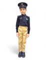 Inspector polic dress for kids costume school activity (3/14 years). 