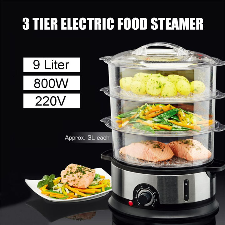 Home Electric Food Steamer Large Vegetables Steam Cooker - Buy Food Steamer,Steam Cooker,Large Steam Cooker