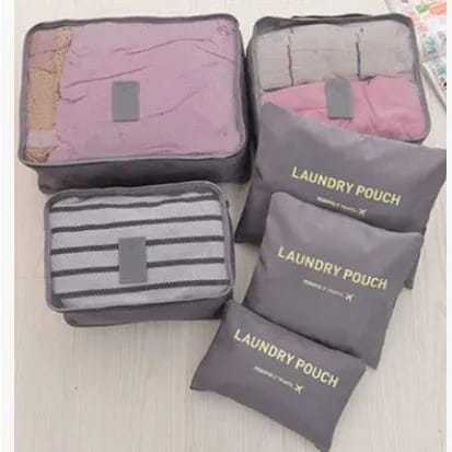 6%20Pcs%20Travel%20Packing%20Cubes%20Set%20Oxford%20Fabric%20Clothes%20Organizer%20Laundry%20Pouch%20With%20Zipper%20Multiple%20Color%20-%20Image%208