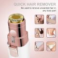 2-in-1 Rechargeable Flawless Hair Remover - Painless Facial Eyebrow Shaper, Upper Lips, Moustache Removal Machine. Blawless Rechargeable Machine - Electric Eyebrow Trimmer, Facial Hair Removal Razor, Rainbow Design - Painless Shaver for Womens. 