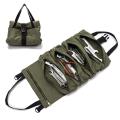 Roll Up Tool Bag Multi-Purpose Tool Pouch Wrench Screwdriver Organizer Tool Bag Hanging Zipper Carrier Tote Storage Bag Tool Box. 