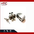 Glass Door Lock D Lock Glass Swing Push Sliding Door Lock with Keys Double. 