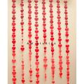 8 Red Heart Strings for Valentines day love proposal wall decoration living room dining bedroom decor multicolor birthday new year school wedding engagement office party baby shower bridal shower new home decor, gift, nikkah, mehndi. 