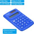 Pocket Size Mini Calculator, 2 Pack 8 Digit LCD Display Battery Power Handheld Calculator Small 4 Function Calculator for Office, School Travel, Exam. 