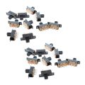 XHHDQES 20 Pcs SS22F25-G7 2 Position DPDT 2P2T Panel Mount Mini Slide Switch Solder Lug. 