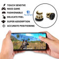 Metal PUBG Mobile Phone Screen Trigger Button Suction Cup Mobile Game Target Shooting Button New PUBG Mobile Controller, Phone Game Joystick, Suction Cup, Touch Button, Gamepad, Controller, Mini Game Rocker Golden Color 2 Pieces. 