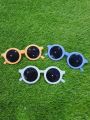 Fashion Round Kids Sunglasses UV Protection Classic Children Sun Glasses Vintage Boy Girl Eyewear Street Shot Photography Props. 