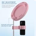 New Arrival Folding LED Ring Light Tricolor Fill Light For Selfie Makeup Photography Video Live Stream Lamp Stand Mobile TikTok Phone Stand. 