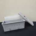 Multiple Fridge Fruit Vegetable  and Bread Basket  Storage Box, Organizer  With LID Locked. 
