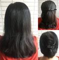 Crocodile Hair Clips Black 6 Pcs. 