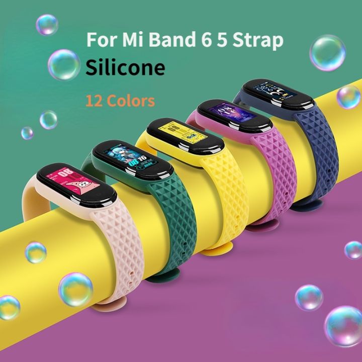 For%20Mi%20Band%206%20Strap%20Xiaomi%20Band%205%20Wristband%20Pattern%20Silicone%20Replacement%20Band%20for%20Mi%20Band%206/5%20-%20Image%203
