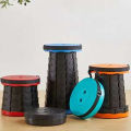 Telescopic Stool Collapsible Folding Lightweight Retractable Foldable Chair For Camping Traveling Trekking - Zumre Trade. 