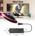 Haohsat DVB-T2PRO TV Stick 4K HD H.265 10Bit Digital TV Tuner DVB T2 HEVC HD Decoder DVB-T2 Terrestrial TV Receiver  A R337  TELIVISION. 