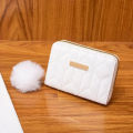 Solid Color Mini Coin Purse Girls Small Key Chain Bag Hand Pouch. 