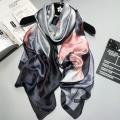 Silk Stole Scarf For Women Random Design & Color. 