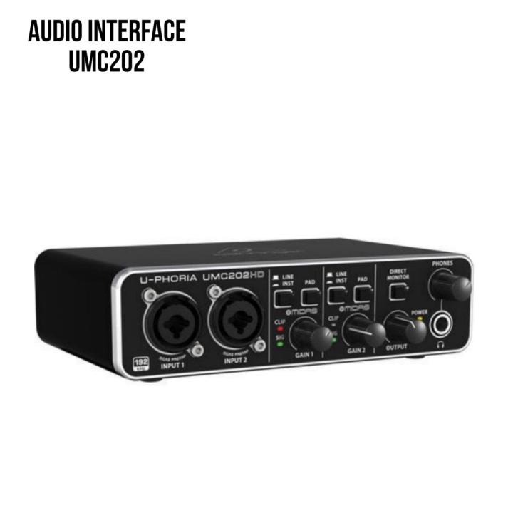 U-PHORIA UMC202 AUDIO INTERFACE