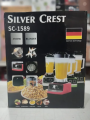Raf and Silver Crest Heavy Duty German Powerful Blender 2in1 4500 Watts Power Full Motor 2l Large Capacity Unbreakable Jug and 700ml Chopper Multifunctional Blender And Juicer Grinder 15 Rotating Speeds, Red. 