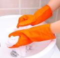 Fine Quality Nice Finishing Long Lasting Rubber Gloves for cleaning & Kitchen Household Waterproof Rubber Durable Suitable for Washing DishesPair. 