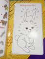 Reusable Write and Wipe Book with a Marker- Erasable learning books - Wipe Clean Activity Books-Interactive Books-Early Learning Resources for your Children - high quality Plastic coated Paper -lifetime use. 