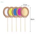 5x Kids Paddles Educational Kindergarten Color Learning Teaching Tools for Birthday. 