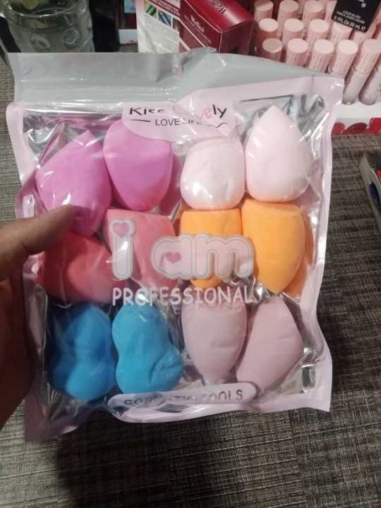 Cosmetic Sponges: Pack of 6 Beauty Blending Sponges Cosmetic Powder ...
