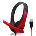 USB Wired Headphones Universal PC Gaming Headset With Microphone Noise Reduction Gamer Earphone Helmet For Laptop Computer. 