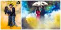 2 Pieces Pack - Artificial Color Smoke Flares For Photographic Shoots. 