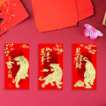 Chinese Hong Bao Large Capacity Cartoon Design Money Pocket. 