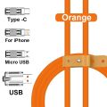 120W 6A Gaming Super Fast Charge Data Cable USB To Type-C Mobile Charger Liquid Silicone For Phone Playing Game. 