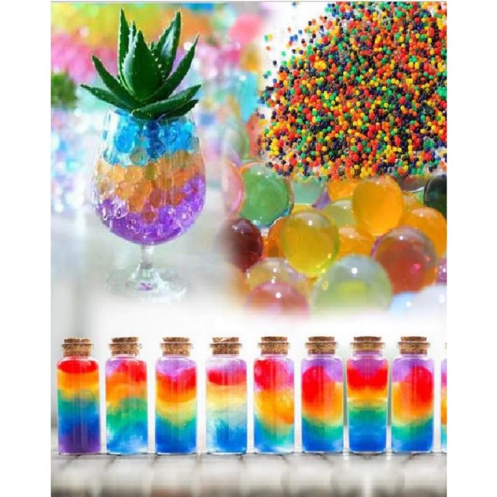 1000pcs Hydrogel Balls Growing Water Balls water beats 1000+ Magic expandable super absorbent resin water ball beads for children toys